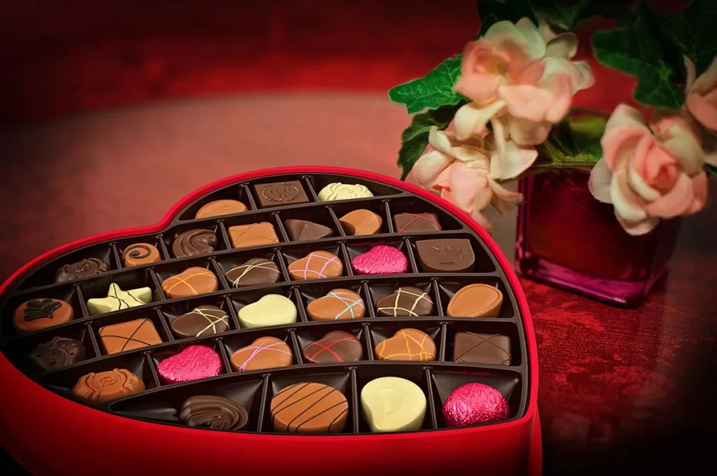 バレンタインデーに贈るチョコレートの種類